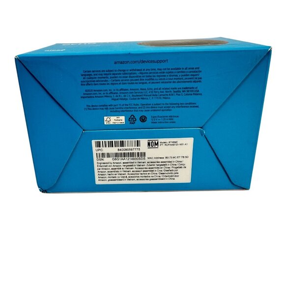 Echo Dot (4th Gen) Smart Speaker Alexa - B7W64E - Charcoal - NIB - Picture 4 of 7